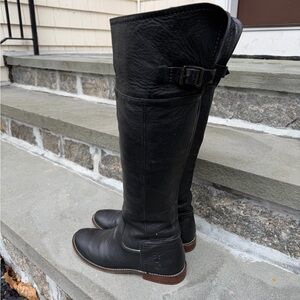 FRYE Women’s Campus Low Heel Over the Knee Boots - Round Toe